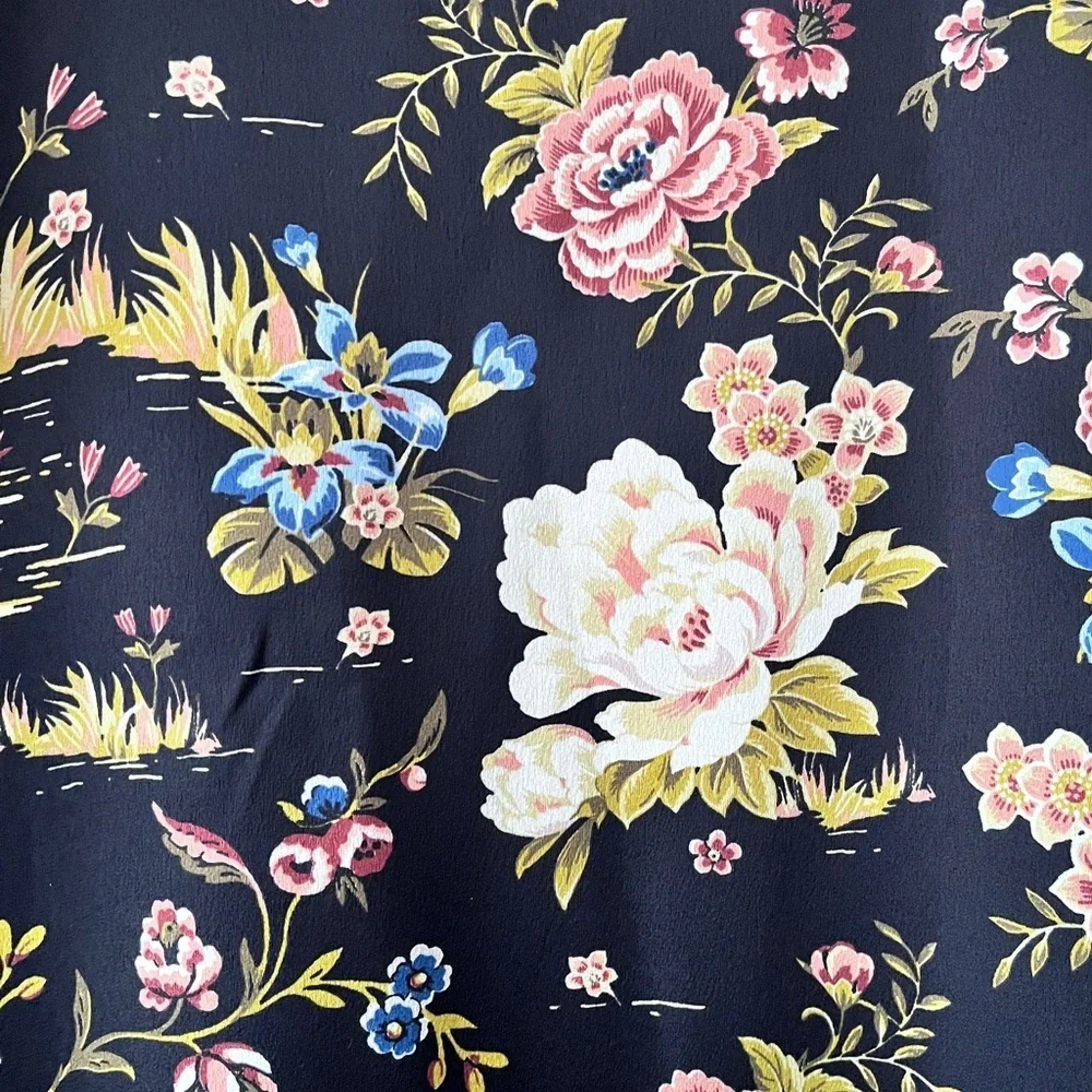 Zara Women’s Boho Cutout Floral Print Maxi Skirt Size M - Picture 6 of 8